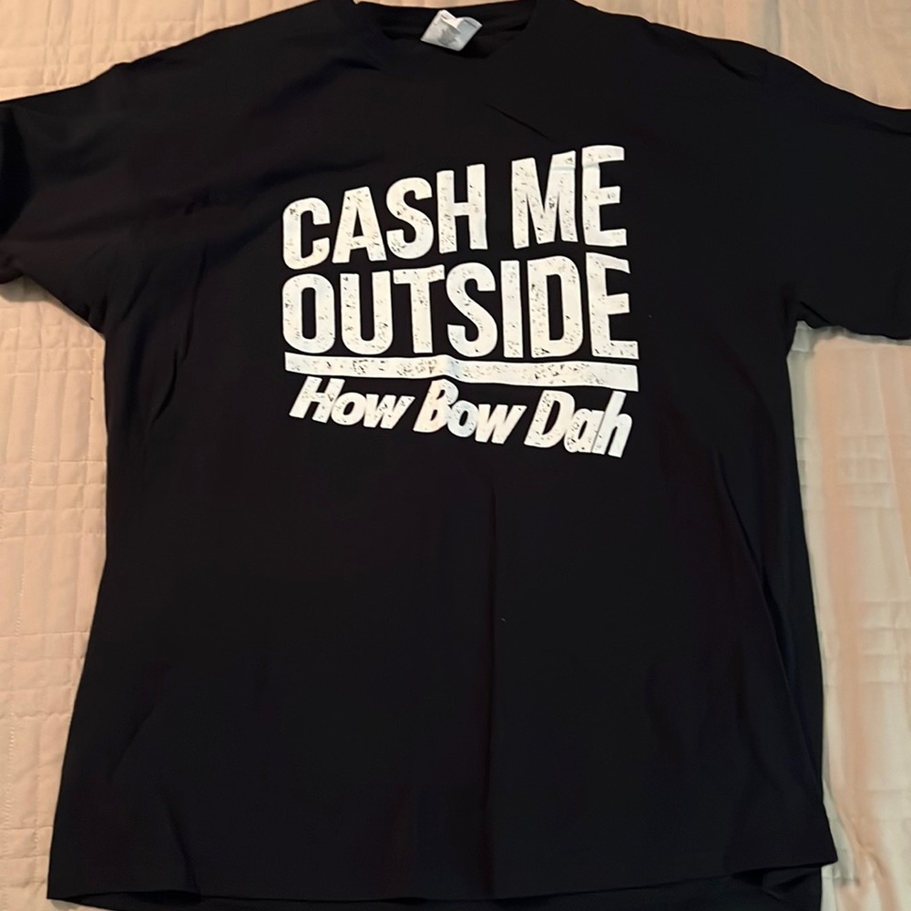 Mens xl black funny short sleeve Tshirt